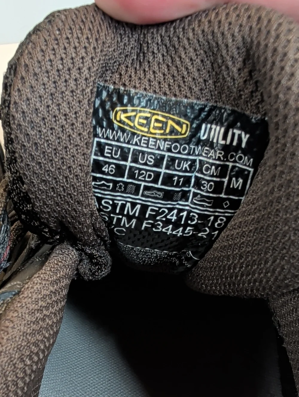 KEEN Utility Lansing Low Steel Toe Men's Work Shoes Size 12